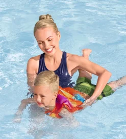 Bestway Svømmeveste|Svømmevest - 19-30 kg - Colorify - Orange m. Striber