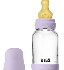 BIBS Sutteflasker|Amning|Boheme Sutteflaske - 120 ml - Glas/Naturgummi - Violet Sky
