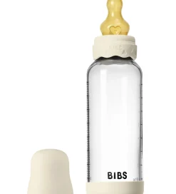 BIBS Sutteflasker|Amning>Boheme Sutteflaske - 240 ml - Glas/Naturgummi - Ivory