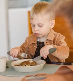 Børn BIBS Børnebestik></noscript>Børnebestik - 3-Pak - Dark Oak