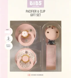 BIBS Sutter|Colour Gavesæt - Sutter/Suttesnor - Str. 2 - Blush