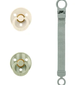 BIBS Sutter>Colour Gavesæt - Sutter/Suttesnor - Str. 1 - Sage