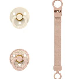 BIBS Sutter|Colour Gavesæt - Sutter/Suttesnor - Str. 1 - Blush