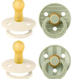 BIBS Sutter|Colour Sutter - 4-pak - Str. 2 - Ivory/Vanilla/Sage