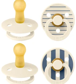 BIBS Sutter>Colour Sutter - 4-pak - Str. 1 - Ivory/Vanilla/Steel Blue