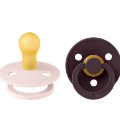 BIBS Sutter>Colour Sutter - Str. 1 - 2-pak - Rund - Petal/Plum