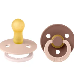 BIBS Sutter>Colour Sutter - Str. 2 - 2-pak - Rund - Blush Woodchuck Mix