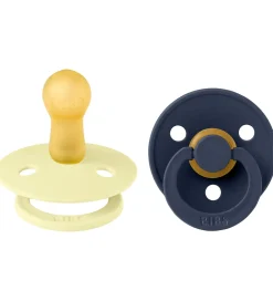 BIBS Sutter>Colour Sutter - Str. 2 - 2-pak - Rund - Luna/Deep Space