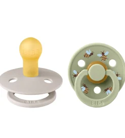 BIBS Sutter>Colour Sutter - Str. 1 - 2-pak - Rund - Mushroom Mix