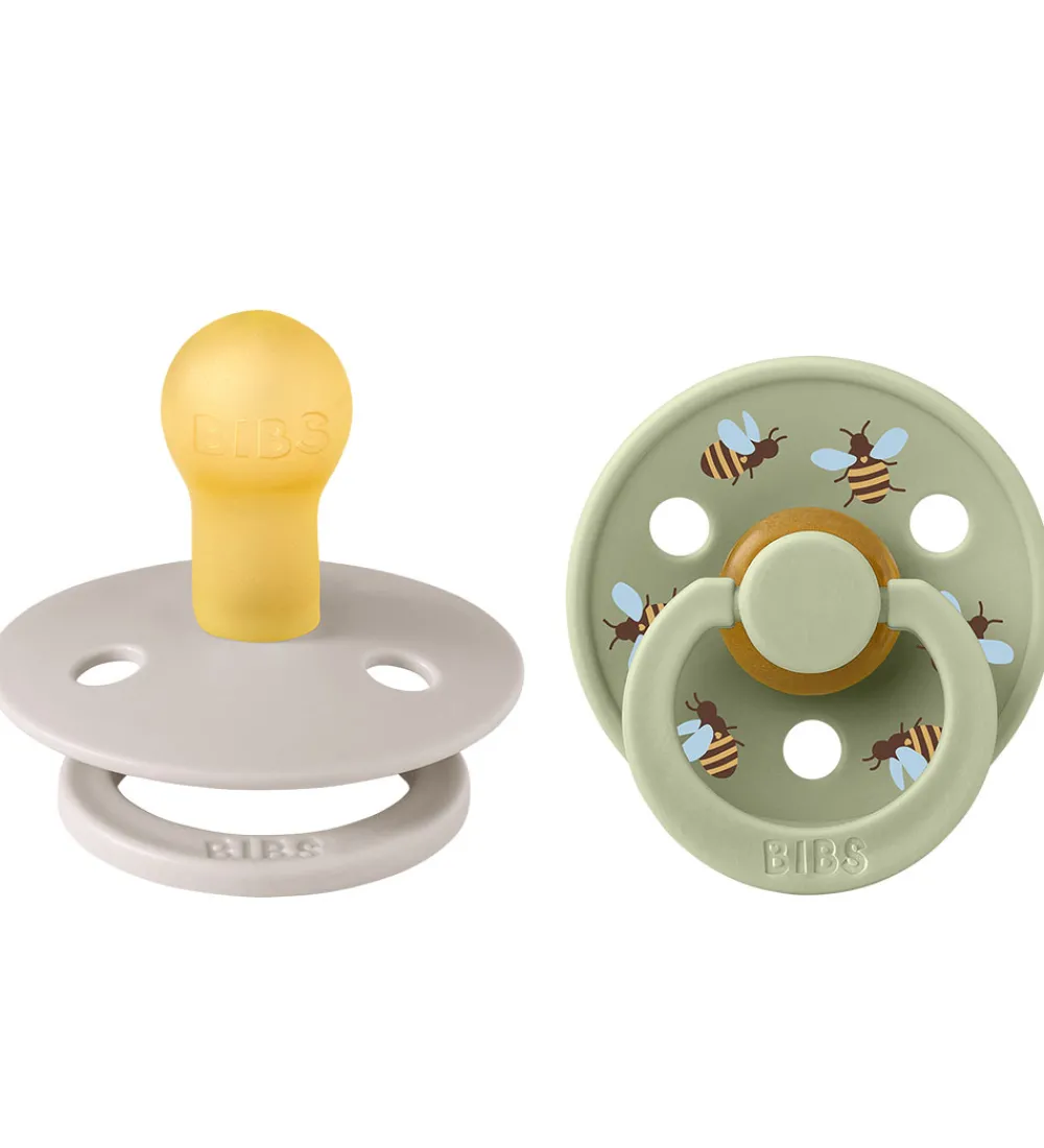 BIBS Sutter>Colour Sutter - Str. 1 - 2-pak - Rund - Mushroom Mix