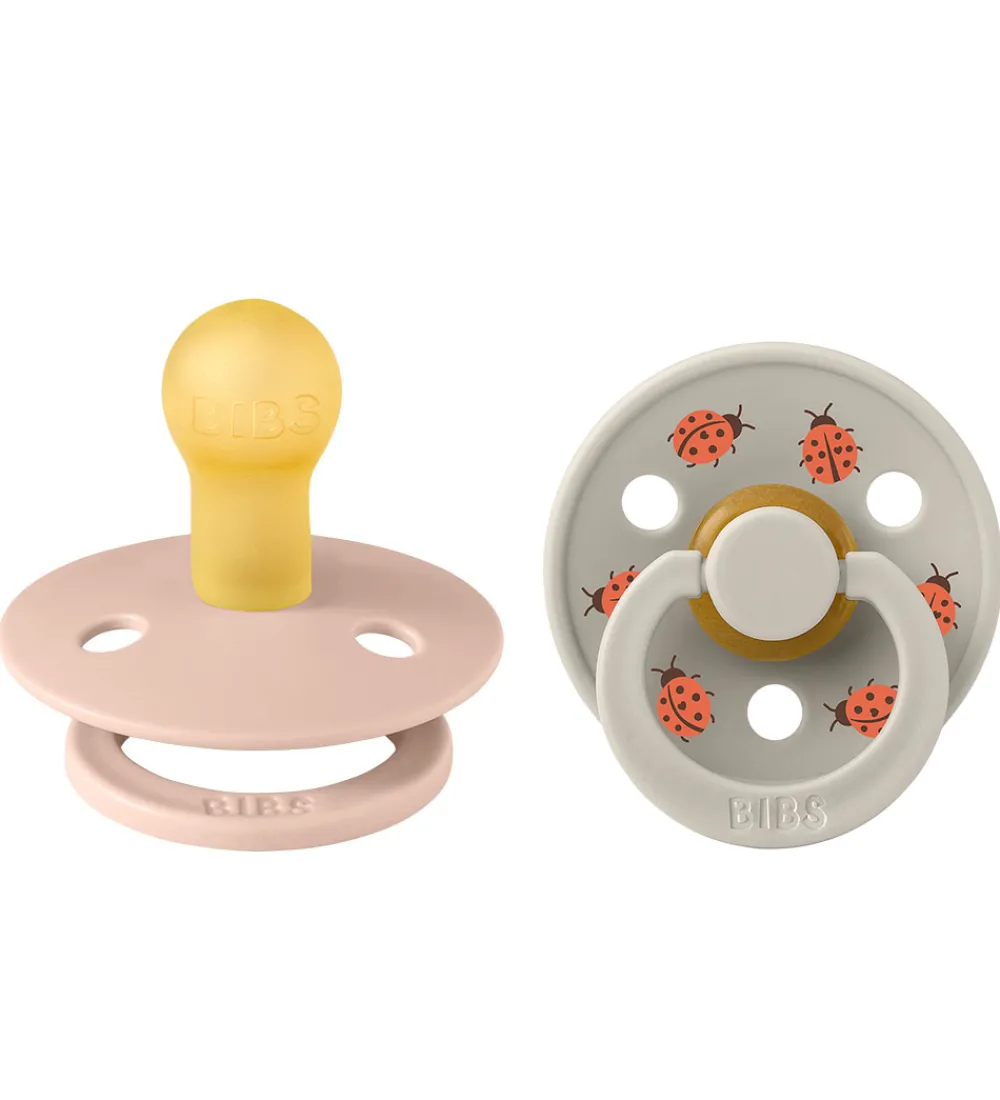 BIBS Sutter>Colour Sutter - Str. 1 - 2-pak - Rund - Blush Mix