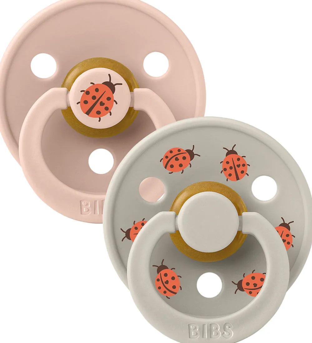 BIBS Sutter>Colour Sutter - Str. 1 - 2-pak - Rund - Blush Mix