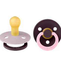 BIBS Sutter>Colour Sutter - Str. 1 - 2-pak - Rund - Dusky Lilac Plum