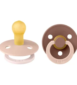 BIBS Sutter>Colour Sutter - Str. 1 - 2-pak - Rund - Blush Woodchuck Mix