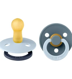 BIBS Sutter>Colour Sutter - Str. 2 - 2-pak - Rund - Baby Blue Petrol