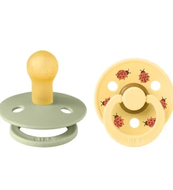 BIBS Sutter|Colour Sutter - Str. 1 - 2-pak - Rund - Sage Mix