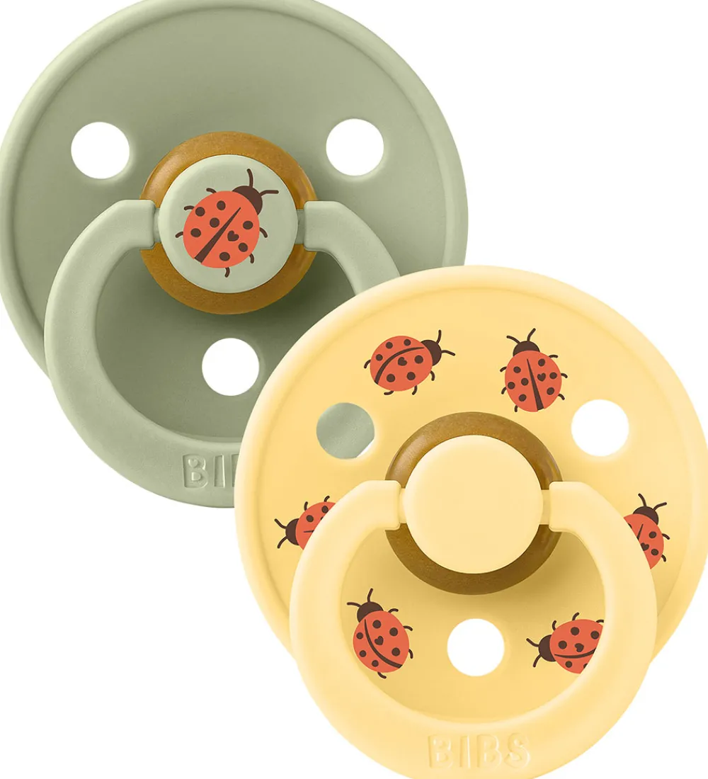 BIBS Sutter|Colour Sutter - Str. 1 - 2-pak - Rund - Sage Mix