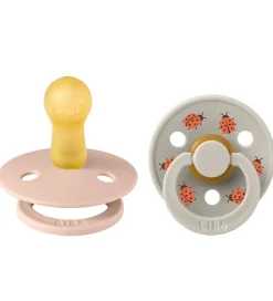 BIBS Sutter|Colour Sutter - Str. 2 - 2-pak - Rund - Blush Mix