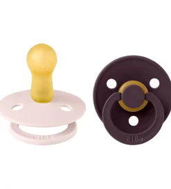 BIBS Sutter>Colour Sutter - Str. 2 - 2-pak - Rund - Petal/Plum