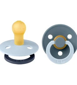 BIBS Sutter|Colour Sutter - Str. 1 - 2-pak - Rund - Baby Blue Petrol