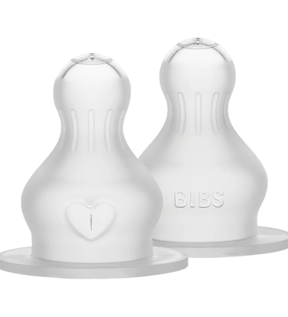 BIBS Sutter|Sutteflasker>Flaskesutter - 2-pak - Thick Flow - Silikone