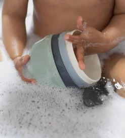 BIBS Stablelegetøj|Stabletårn - 8 Dele - Pastel Rainbow