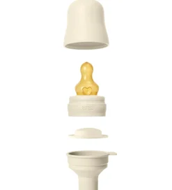 BIBS Sutteflasker|Amning>Sutteflaske - 150 ml - PP/Naturgummi - Ivory