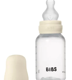 BIBS Sutteflasker|Amning|Sutteflaske - 150 ml - PP/Silikone - Ivory