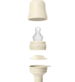BIBS Sutteflasker|Amning|Sutteflaske - 150 ml - PP/Silikone - Ivory