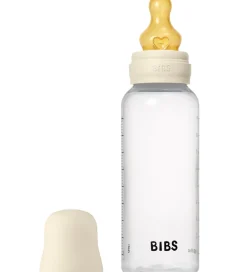 BIBS Sutteflasker|Amning|Sutteflaske - 270 ml - PP/Naturgummi - Ivory