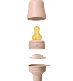 BIBS Sutteflasker|Amning>Sutteflaske - 150 ml - PP/Naturgummi - Blush