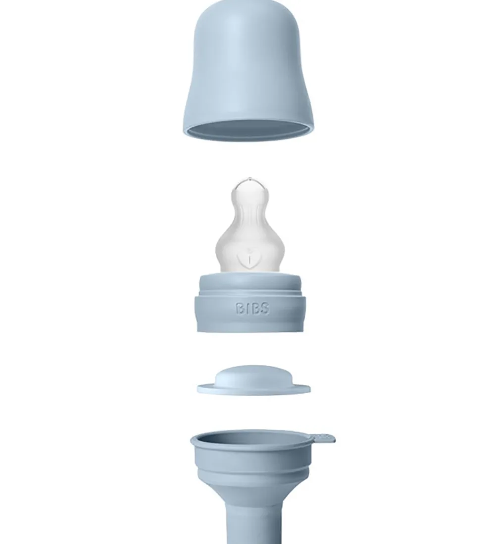 BIBS Sutteflasker|Amning|Sutteflaske - 270 ml - PP/Silikone - Baby Blue