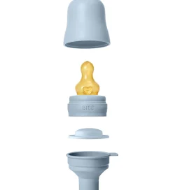 BIBS Sutteflasker|Amning>Sutteflaske - 270 ml - PP/Naturgummi - Baby Blue