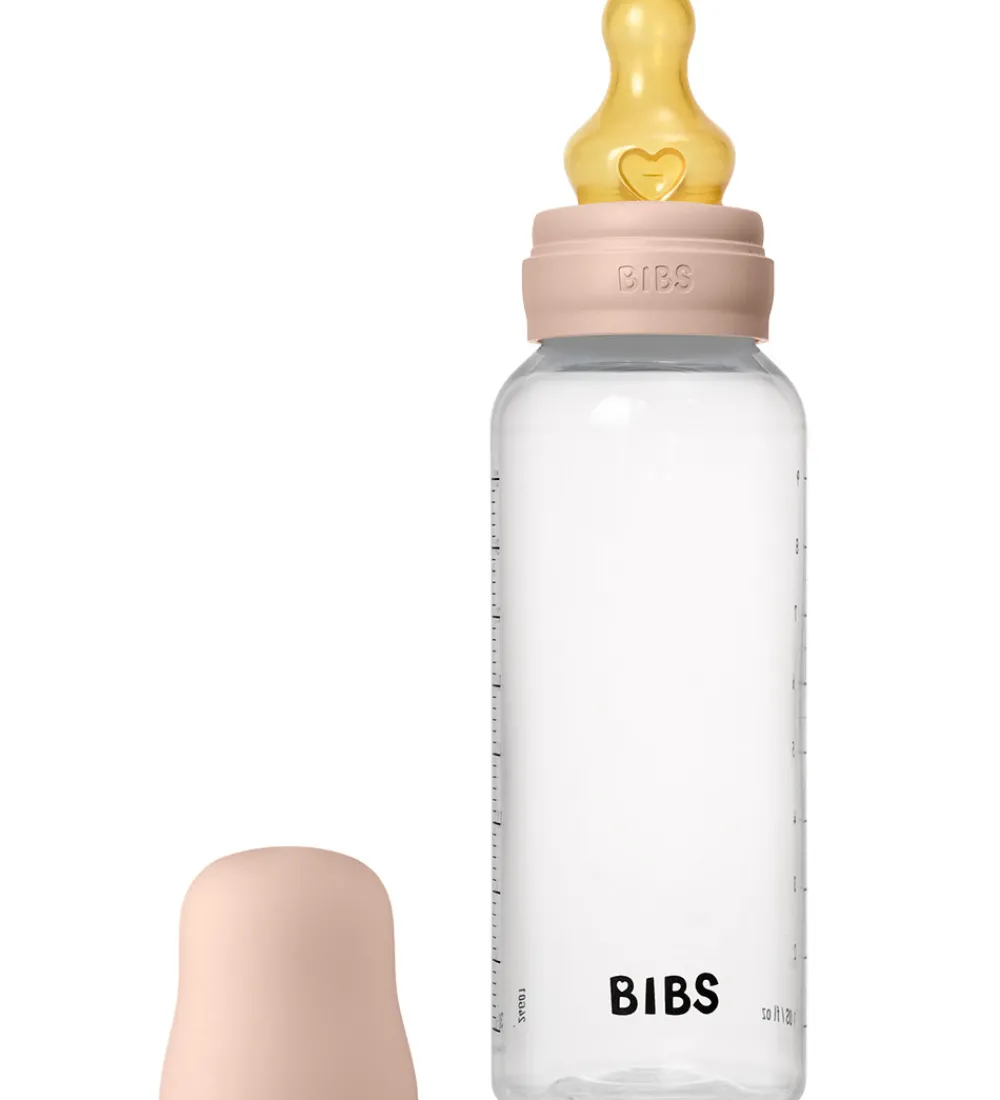 BIBS Sutteflasker|Amning>Sutteflaske - 270 ml - PP/Naturgummi - Blush
