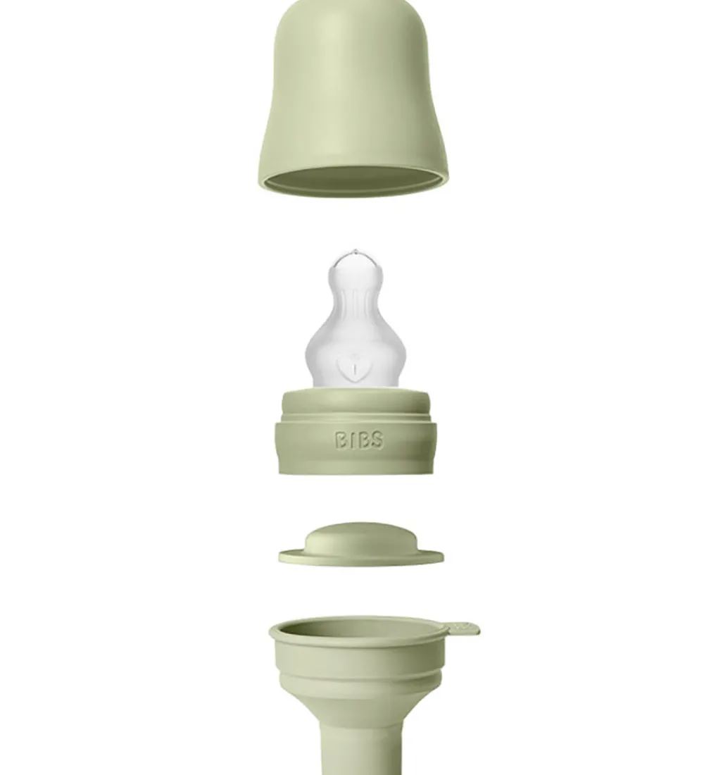 BIBS Sutteflasker|Amning>Sutteflaske - 150 ml - PP/Silikone - Sage