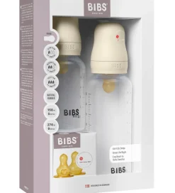 BIBS Sutteflasker|Amning>Sutteflaskesæt - Grow and Flow - Naturgummi - 150 ml/270 ml