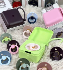 BIBS Bokse Og Kasser|Opbevaring></noscript>X Liberty Sutteboks - 7x7 cm - Plum