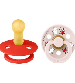 BIBS Sutter>x Moomin Colour Sutter - Str. 2 - 2-pak - Candy Apple Mix