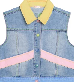 Børn Billieblush Veste|Denimvest - Double Stone