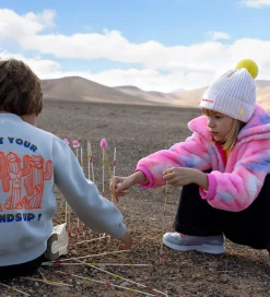 Børn Billieblush Overgangsjakker></noscript>Jakke - Imiteret Pels - Pink