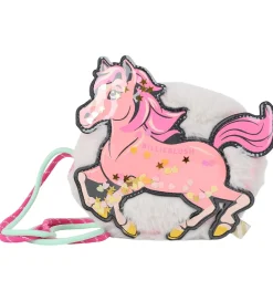 Billieblush Skuldertasker|Skuldertaske - Imiteret Pels - Ivory m. Hest