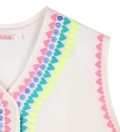 Børn Billieblush Veste|Vest - Ivory m. Neon