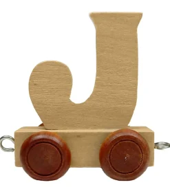 Bino Toys Fødselsdagstoge|Bogstaver|Navnetog - Træ - 5 cm - J