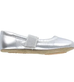 Bisgaard Skindfutter|Ballerina Hjemmesko - Sølv