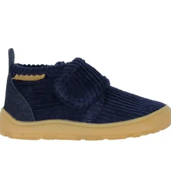 Bisgaard Hjemmesko>Hjemmesko - Barefoot - Navy Corduroy