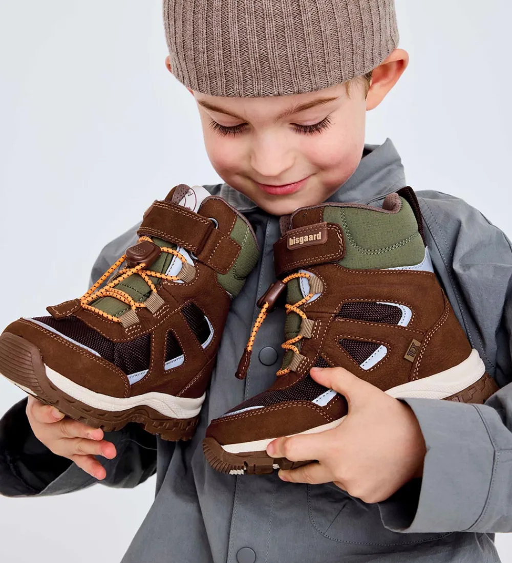 Bisgaard Vinterstøvler>Vinterstøvler - Bruce - Tex - Dark Brown