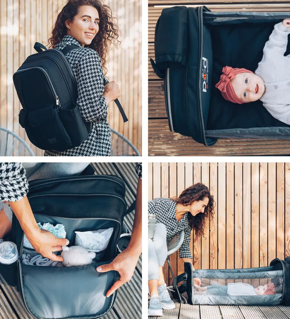 Bizzi Growin Senge|Pusletasker|Pusletaske/Rejseseng - RucPOD Mini - Chelsea Black