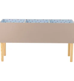 Bloomingville Bokse Og Kasser|Opbevaring>Bogkasse - Salam - 90 cm - Brun m. Striber