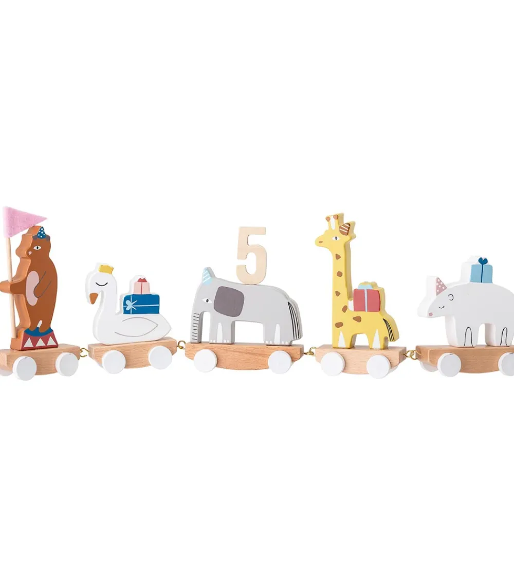 Bloomingville Fødselsdagstoge>Fødselsdagstog - 53 cm - Mutifarvet