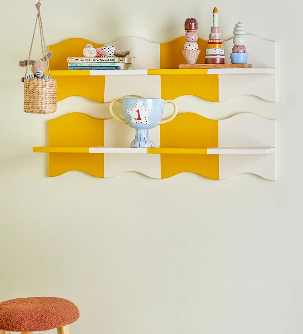 Børn Bloomingville Børneværelset|Hylder|Hylde - 80 cm - Bubbi - Gultsribet
